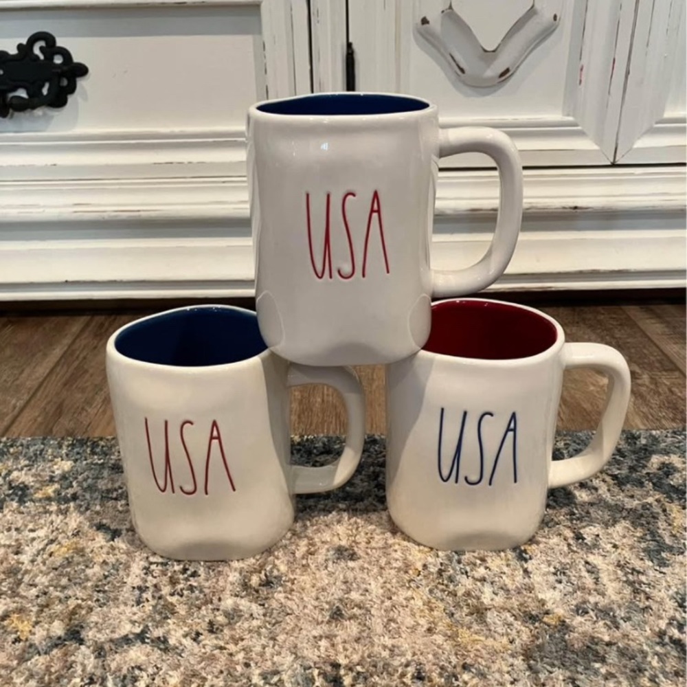 Rae Dunn USA mugs